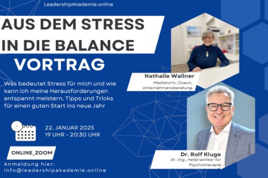 Aus dem Stress in die Balance